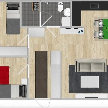 Appartement Kotimaailma Two Bedroom With Private Sauna Vaasa